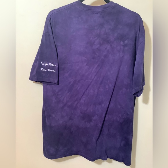 D.J. Of Peace Frog D.J amphibian purple tie dye T-shirt 2011 The Mountain XL - Picture 2 of 2